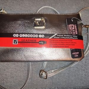 Stone Mountain Rose gold/copper wristlet/bag with charger